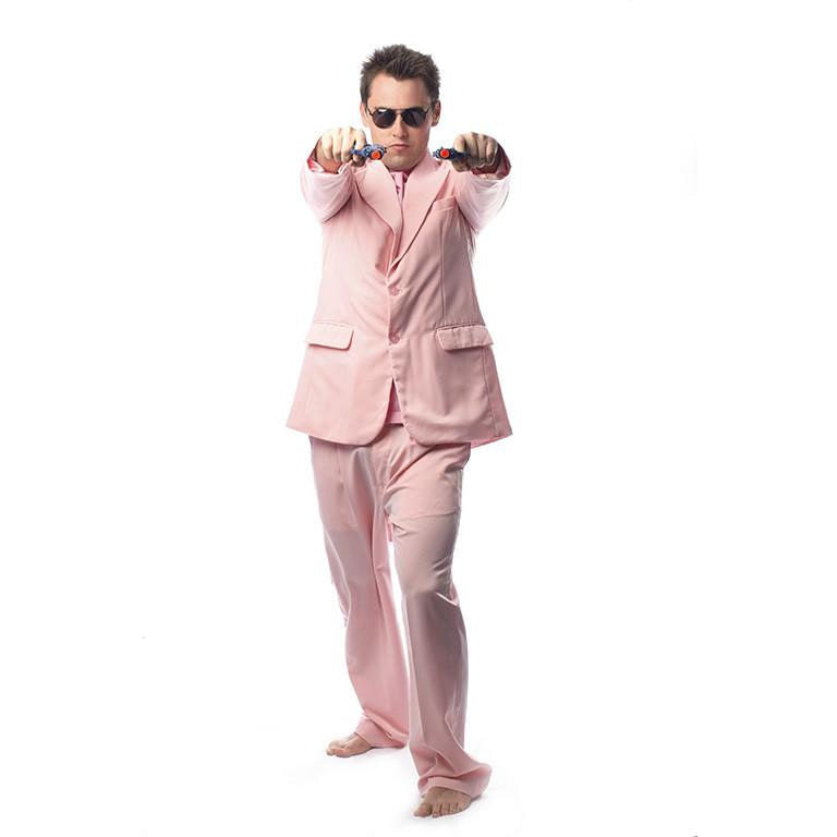 1980's Pink Suit - Hire – Cracker Jack Costumes Brisbane